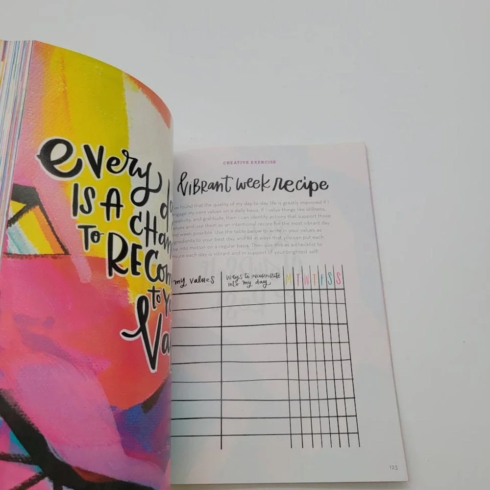 Your Brightest Life Colorful‎ Creative Journal by Caroline Kelso Zook